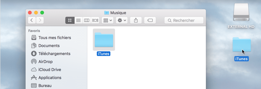bibliothèque iTunes