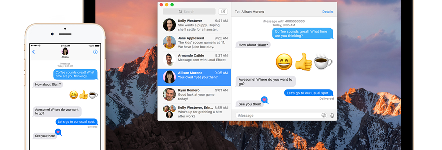 Messages pour Mac